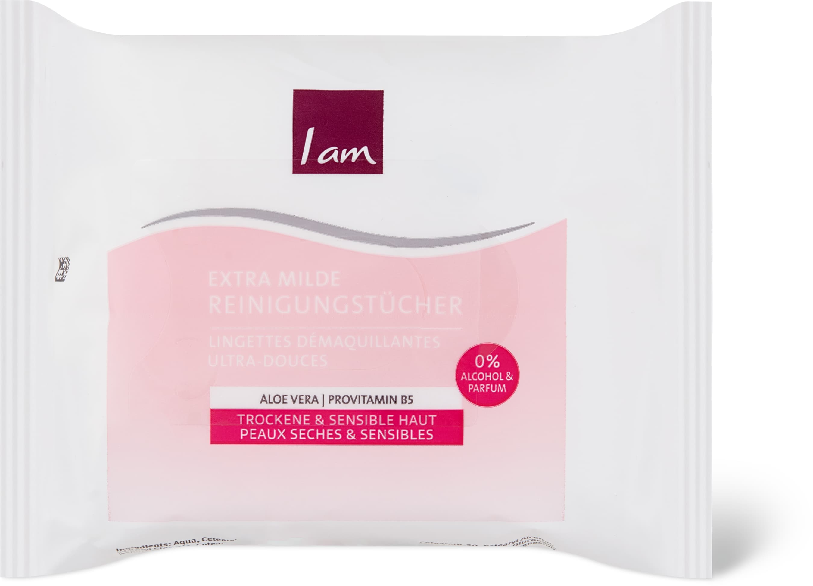 Extra milde Reinigungstücher 0% Parfum